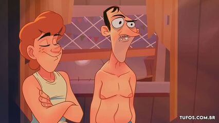 Мультфильм Деревенские жители — Будка поцелуев [Rus]