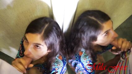 Домашнее порно: Глубокий минет для большого члена