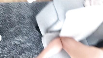 Домашнее порно: Сочный анальный секс от первого лица