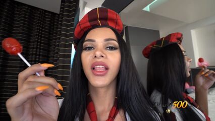 Толстый большой член вошел в очко сисястой брюнетки